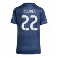 Real Madrid Antonio Rudiger #22 Fotballklær Bortedrakt Dame 2025-26 Kortermet